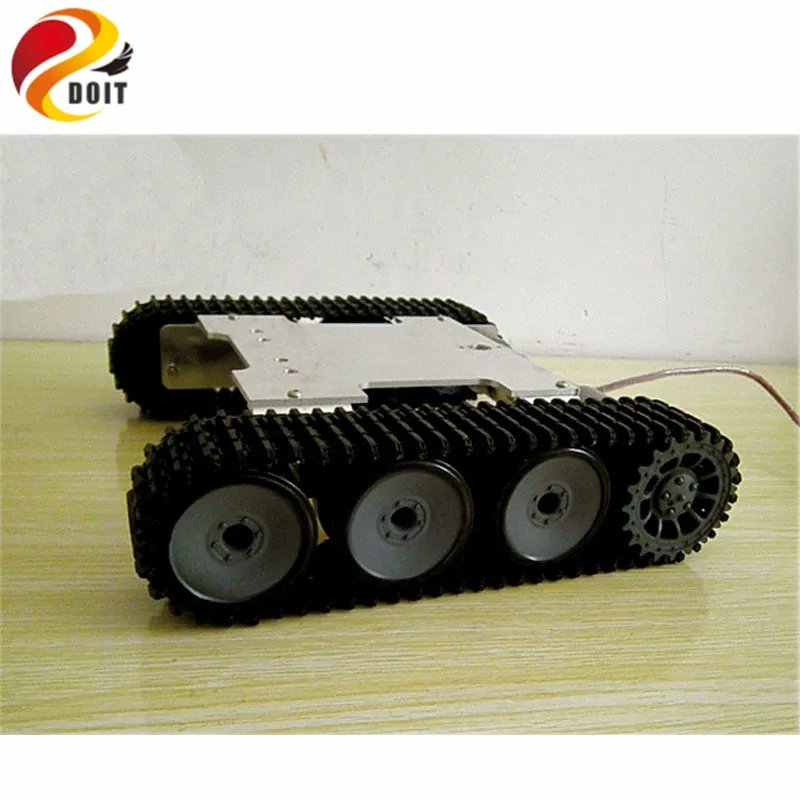 Official DOIT RC Tank Chassis Crawler Intelligent Barrowload Remote Control KIT Tractor Obstacle Caterpillar Wall-e Infrared