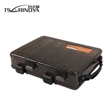 Tsurinoya 20*15,2*4,8 см D28 двухсторонняя многофункциональная рыболовная приманка коробка для снастей с прочной большой вместимостью пластиковые коробки для снастей