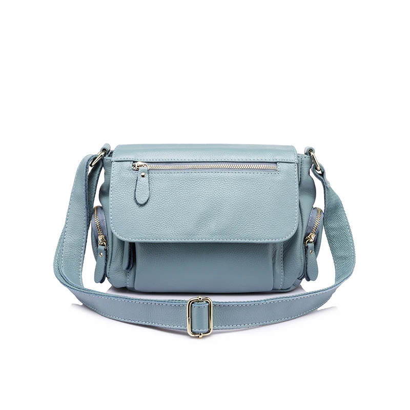 Realer женские сумки натуральная кожа сумка женские роскошные сумки женская обувь высокого качества сумки через плечо дизайнер - Цвет: Light Blue