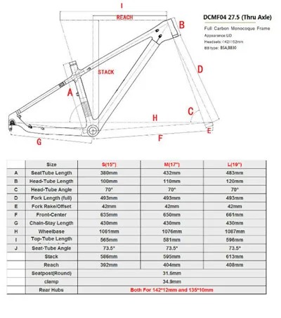 DCMF04 THRU-axle MTB