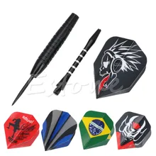 1 комплект из 3 шт. 22 г никелированный Дартс стальной наконечник рифленые алюминиевые валы 2D полеты