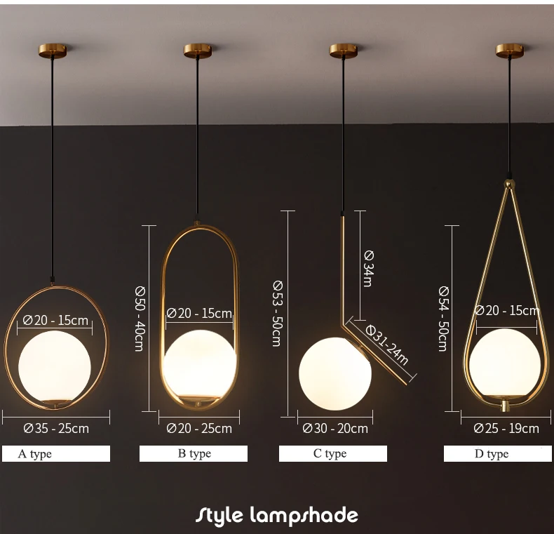 Нордический стеклянный шар подвесной светильник современный шар светодиодный подвесной светильник для гостиной/спальни дома в помещении