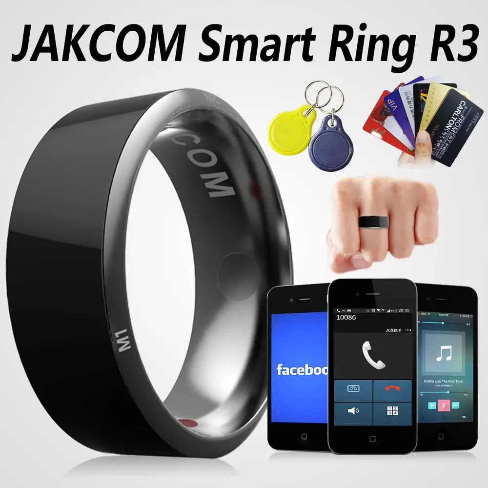 JAKCOM R3 смарт Кольцо Горячая Распродажа в карты контроля доступа как rfid браслет 125 кГц mi nfc rfid naklejka
