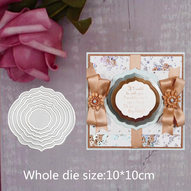 

pretty Irregular Figure pattern frames Metal Steel Cutting Embossing Dies For Scrapbooking paper craft home decoration Craft