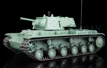 

2.4G Henglong 1/16 Scale 6.0 Plastic Ver Soviet KV-1 RTR RC Tank Model 3878 TH12633