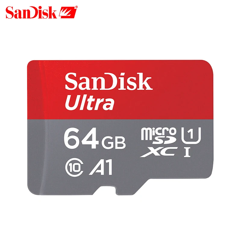 Карта памяти Sandisk Оригинальная карта Micro sd класса 10 16 ГБ 32 64 128 200 256 400 гб TF