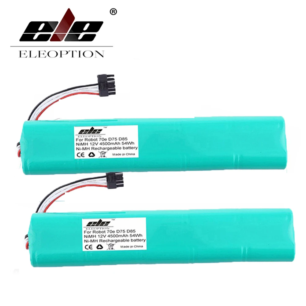 

ELEOPTION 2x 12V 4500mAh 4.5Ah NI-MH New Replacement battery for Neato Botvac 70e 75 80 85 D75 D8 D85 Vacuum Cleaner battery