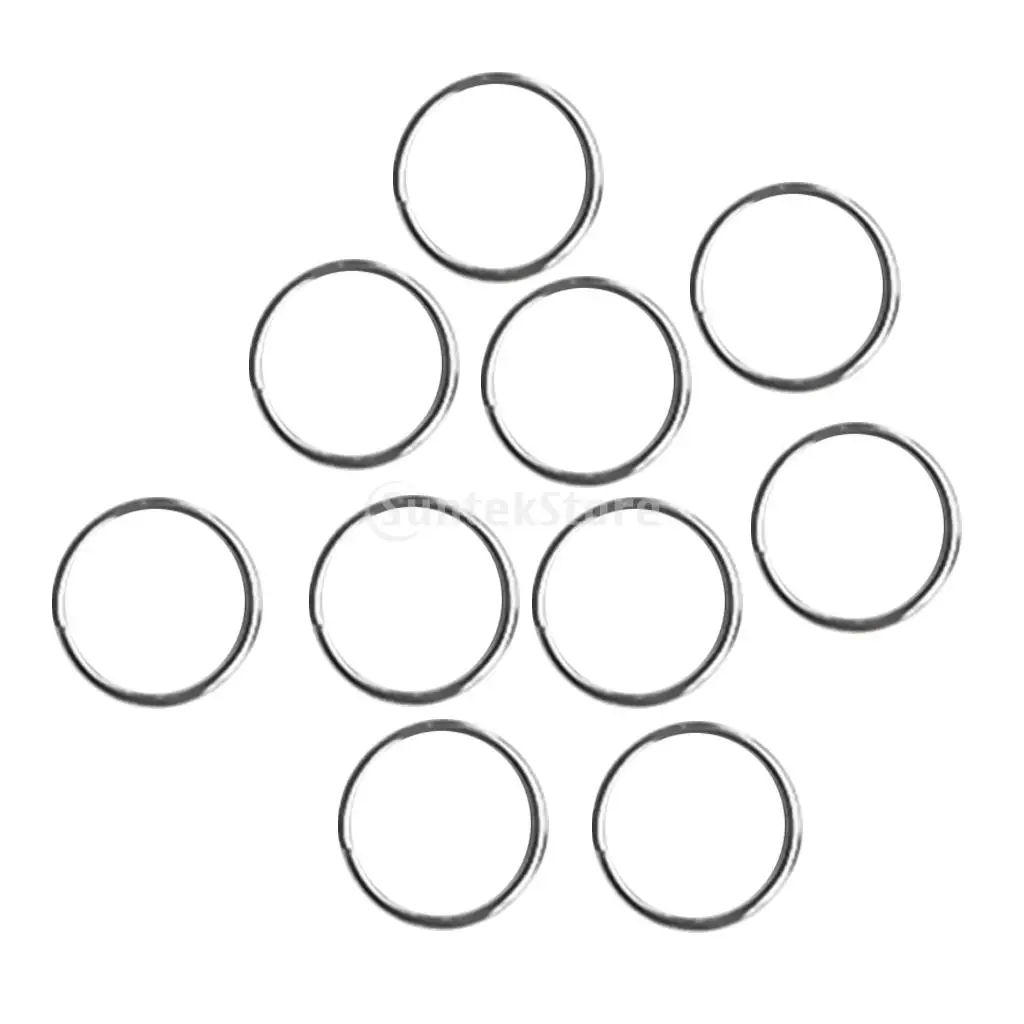 10Pcs Durable Portable Underwater Scuba Diving Outdoor Camping Sports Stainless Steel Split Ring for Gear Attachment 30mm/22mm 10Pcs Durable Portable Underwater Scuba Diving Outdoor Camping Sports Stainless Steel Split Ring for Gear Attachment 30mm/22mm
