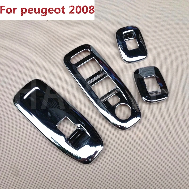 Для peugeot 2008 2015 2016 оконное стекло переключатель Крышка отделка двери интерьер