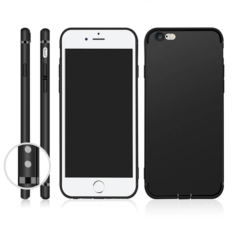 Чехол для телефона iPhone 8 7 6 s Plus роскошный мягкий ТПУ силиконовый чехол Apple Coque Funda