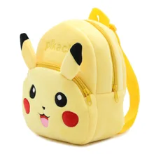 2017 Fashion Anime Pikachu Go Baby Plush Backpacks Kindergarten School Toddler Shoulder Bags Mini 0 8Y