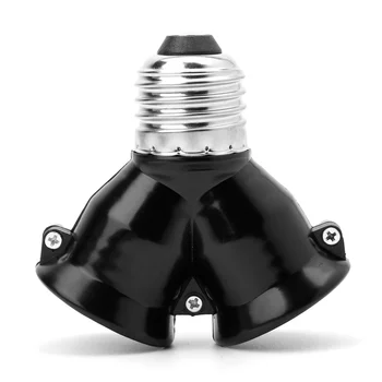 

1Pc E27 Socket Base LED Bulb Converter Splitter Adapter Lamp Holder Converter L15