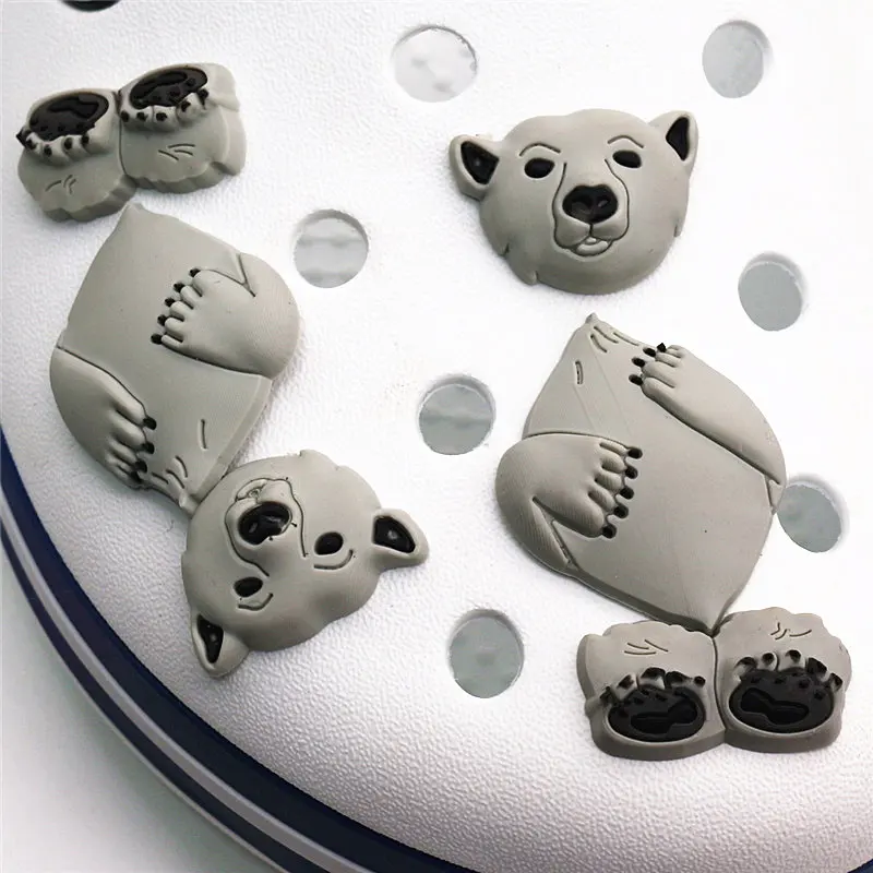 Novelty 3D Dragon Snake Garden Shoe Decoractions Cartoon Animals Style Croc Shoe Charm Accessories Give Your Child the Best Gift