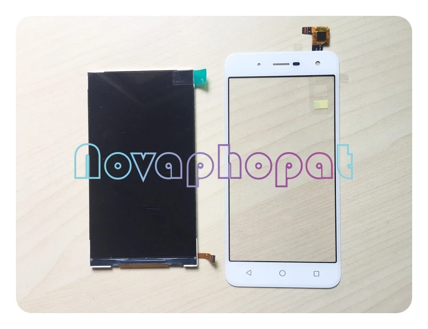 

Novaphopat LCD Screen For BQ BQ-5057 Strike 2 BQs 5057 Touch Screen Digitizer Sensor Touchpad+ LCD Display Replacement