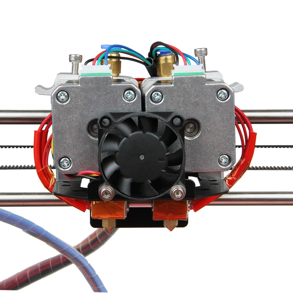 Двойной экструдер двойные головки Reprap 3D Printer Prusa I3 двухцветная печать High Resolution Impressora LCD