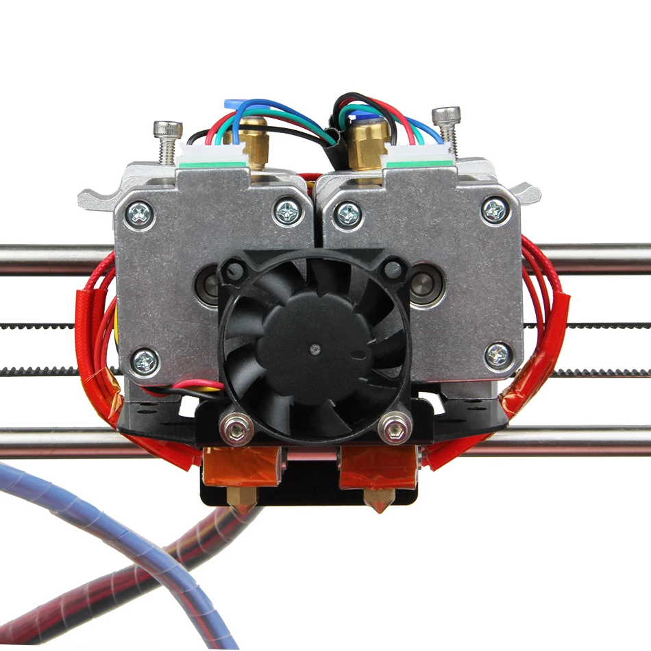 Двойной экструдер двойные головки Reprap 3D Printer Prusa I3 двухцветная печать High Resolution