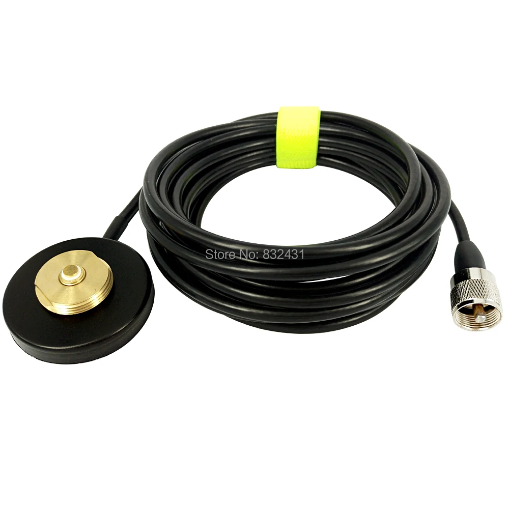 UHF PL259 to NMO Car Radio Antenna Magnet Base 3