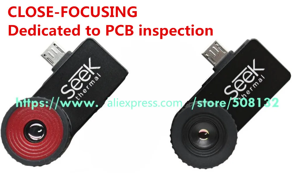 

Customized Seek Thermal Compact PRO/ Compact Imaging Camera for Smartphone motherboard PCB fast diagnosis device