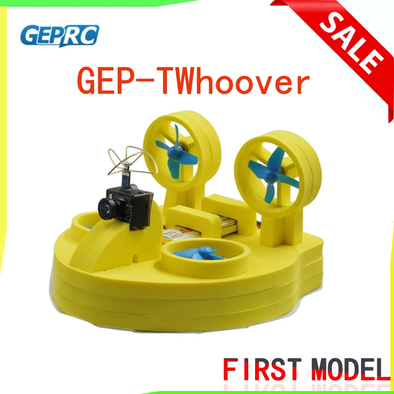 

GEPRC GEP-TWhoover Tiny Whoover FPV Racing Drift Hovercraft Frame Kit for RC Racing Drone Anti-crash Accessories