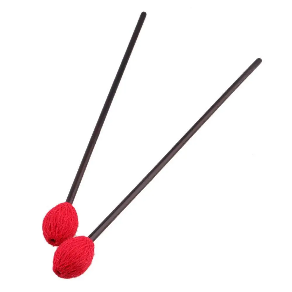 

SEWS-16.7 Inch Keyboard Marimba Mallets With Maple Handle Red Medium Hard Yarn Head Set of 2