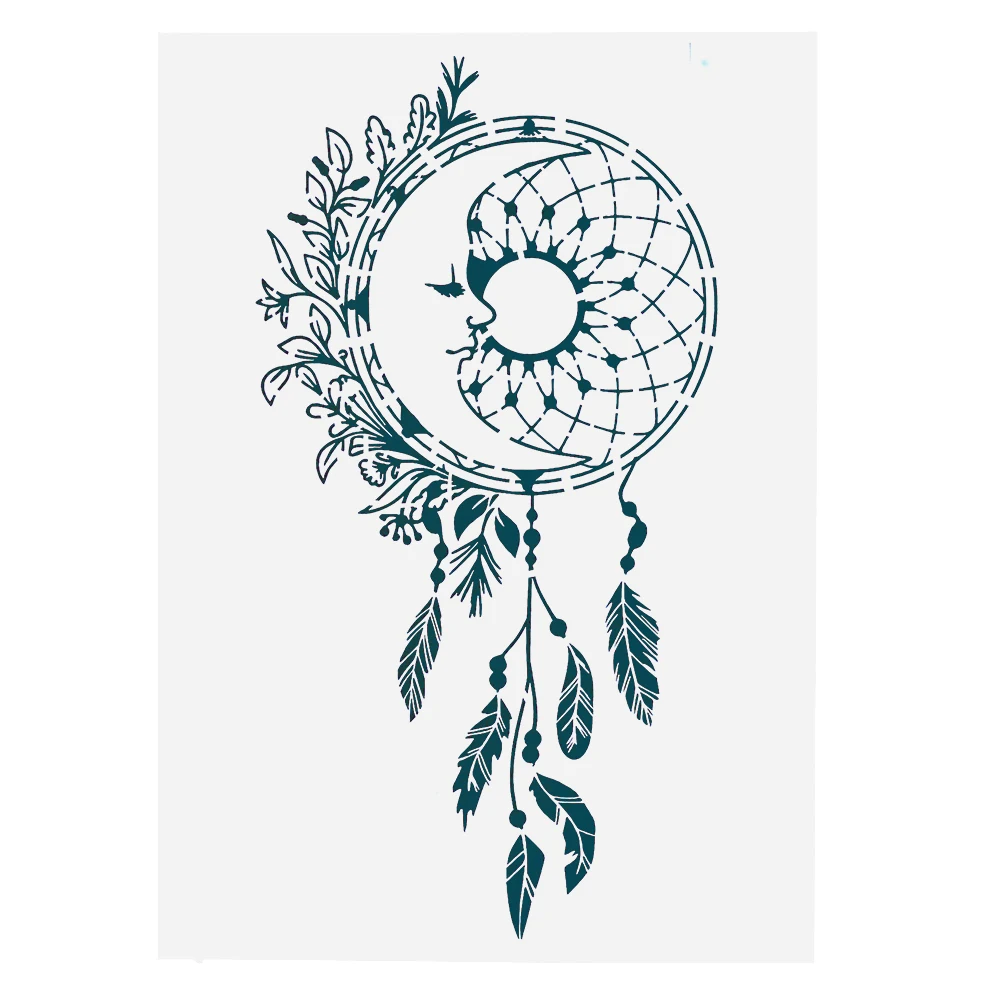 

A4 A3 A2 Dreamcather Stencils for Wall Painting DIY Scrapbooking album Paper Card Making Craft Decorative Embossing Template