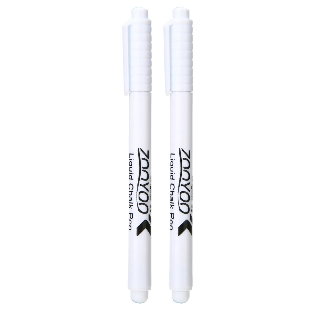 White Liquid Chalk Pen 13.5cm Liquid Ink Pens Marker Writing Tool for Glass Windows Chalkboard Blackboard Home School Supplies