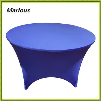 

Marious Brand 10pcs 180*180cm spandex table covers for wedding Event Table Clothes round decoration free shipping