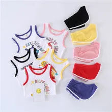 Summer Set Children Clothes Set Short Sleeve Cartoon T-shirts + Shorts Two Piece Sets top and shorts Summer 2Pcs Sport Suit 2019 shein apricot appliques button top and shorts elegant girls clothing two piece set 2019 spring fashion vintage children clothes