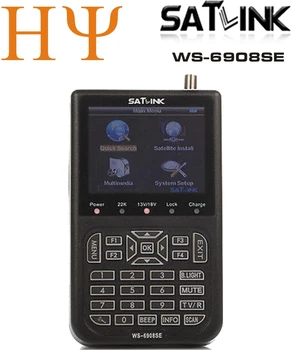 

Original Satlink WS-6908SE DVB-S FTA digital satellite signal finder meter ,WS6908SE,with backlight and one flashlight