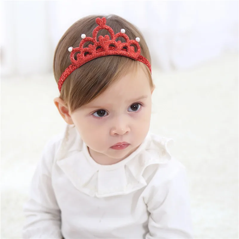 

Kawaii Tiara Girls Headbands Kids Elastic Princess Diademas Stars Crystals Crown HaIr Accessoires Festival Hair Bands Headdress