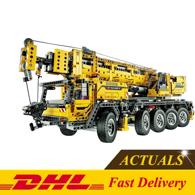 

In Stock  LEPIN 20004 2606Pcs Technics Mobile Crane MK II Model Building Kit Blocks Bricks Toys Compatible With 42009
