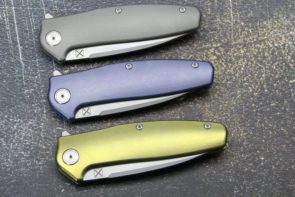 NEWN YX750 складной нож VG-10 стальное лезвие титановая ручка с карманным зажимом походный охотничий нож каждодневное оборудование для использования на улице