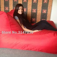 Sunbrella Крытый/наружный бобовый мешок стул в красном, ТВ beanbag стул, геймер bean Диван Лежак