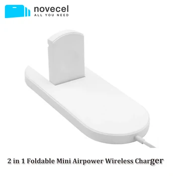 

2 in 1 Foldable Mini Airpower Wireles For iPhone 8 8 Plus X For Apple Watch Series 2 3 For Samsung Galaxy Wireless Charging Pad