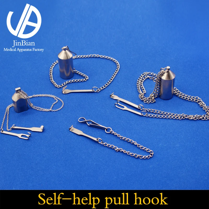

Ophthalmology the two claws stainless steel Pouch retractor Self-help pull hook surgical operating instrument