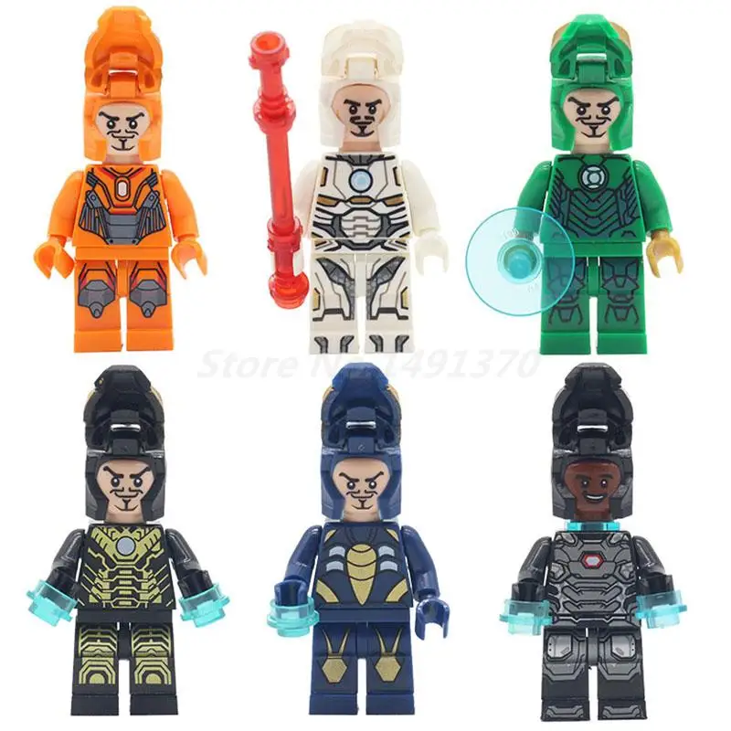 Single Sale Iron Man Figures Marvel Avengers Super Heroes MK6 MK7 MK2 Ironman Education Building Blocks