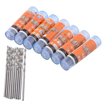 

10pcs 0.5-2.5mm Micro HSS Straight Shank Twist Drill Bits Set Kit Drill Tool Stable Performance and Durable