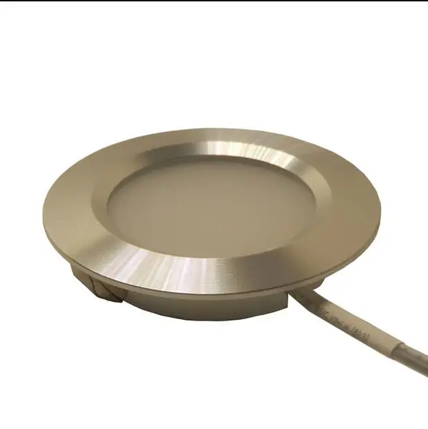 

LED Recessed Puck Light Marine Cabin Light 12VDC 2.5W White for Home Kitchen Counter backlighting 20W equivalent