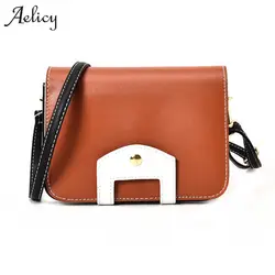 Aelicy 4 цвета Мода 2019 из искусственной кожи маленькая сумка женская сумка на плечо откидная женская сумка Bolsa Feminina сумки через плечо 0911