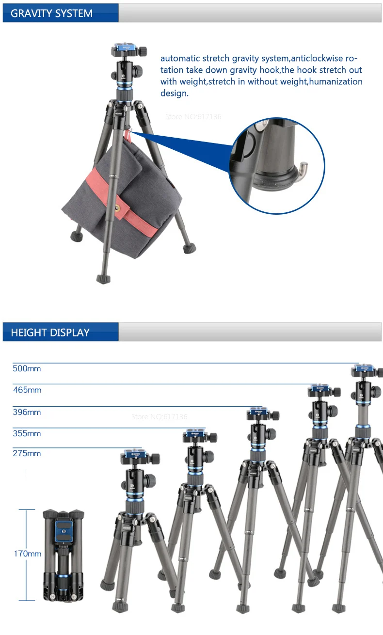 Benro sc08 Tripod 08-4
