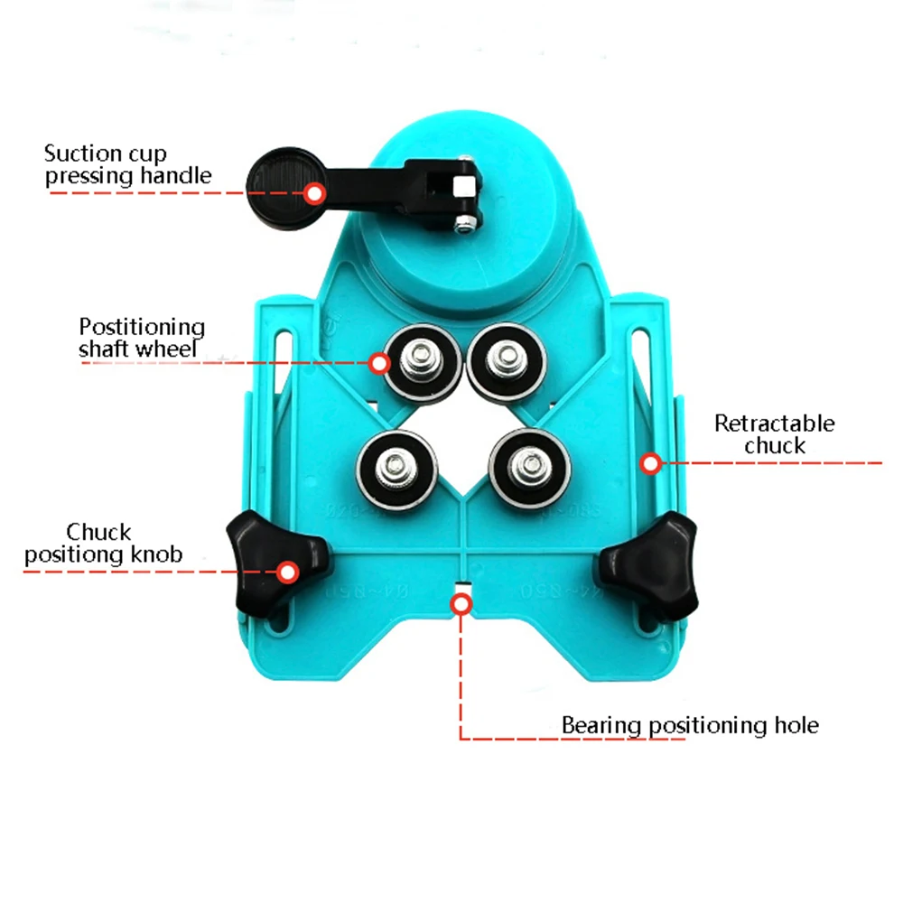 Плиточный Дырокол локатор 4-80 мм стекло мрамор перфорированные отверстия фиксатор резиновая присоска плитка локатор перфорированный дырокол инструмент