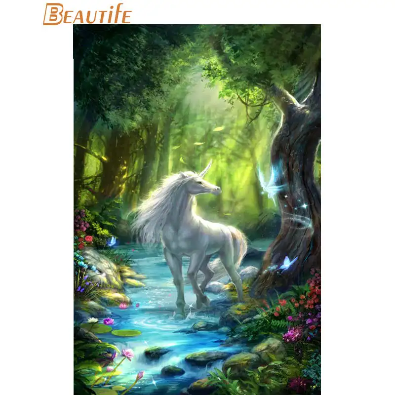 

Custom Unicorn Horses Poster Cloth Silk Poster Home Decoration Wall Art Fabric Poster Print 30X45cm,40X60cm.50X75cm,60X90cm