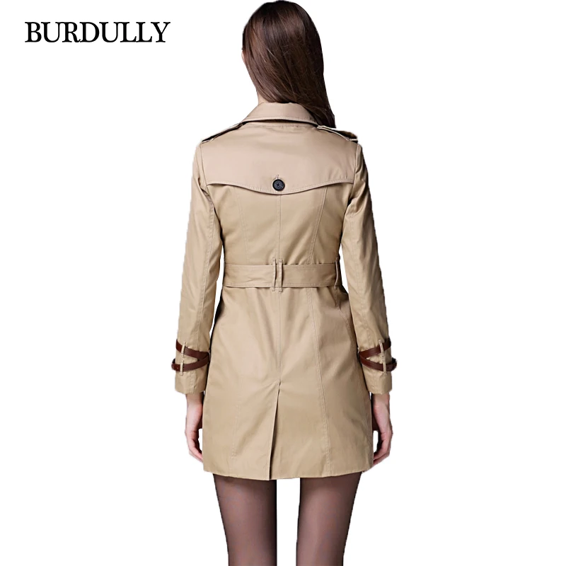 Et Manteau Survêtement Double D'hiver Printemps Mujer Angleterre Boutonnage Abrigo À Burdully Automne 2018 Black Femmes Trench khaki Long tqO1wY