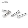 QINTIDES M3 M4 Clevis pins with head 304 stainless steel shaft flat head with hole pin bolt pin cylindrical pins ► Photo 2/4
