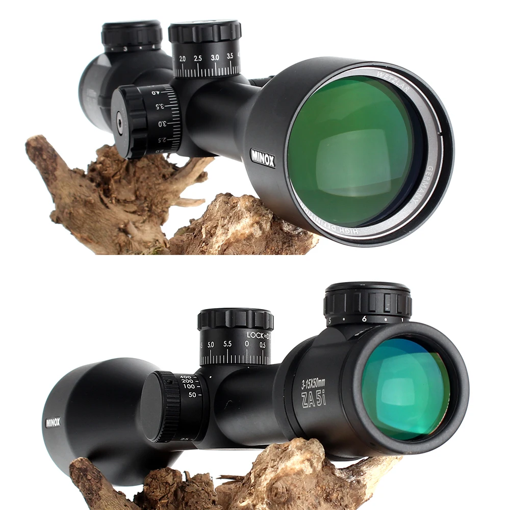 MINOX ZA 5i HD 3-15x50 SF Hunting Riflescopes Illuminated Glass Etched Reticle Side Parallax Turrets Lock Reset Shooting Scope (2)