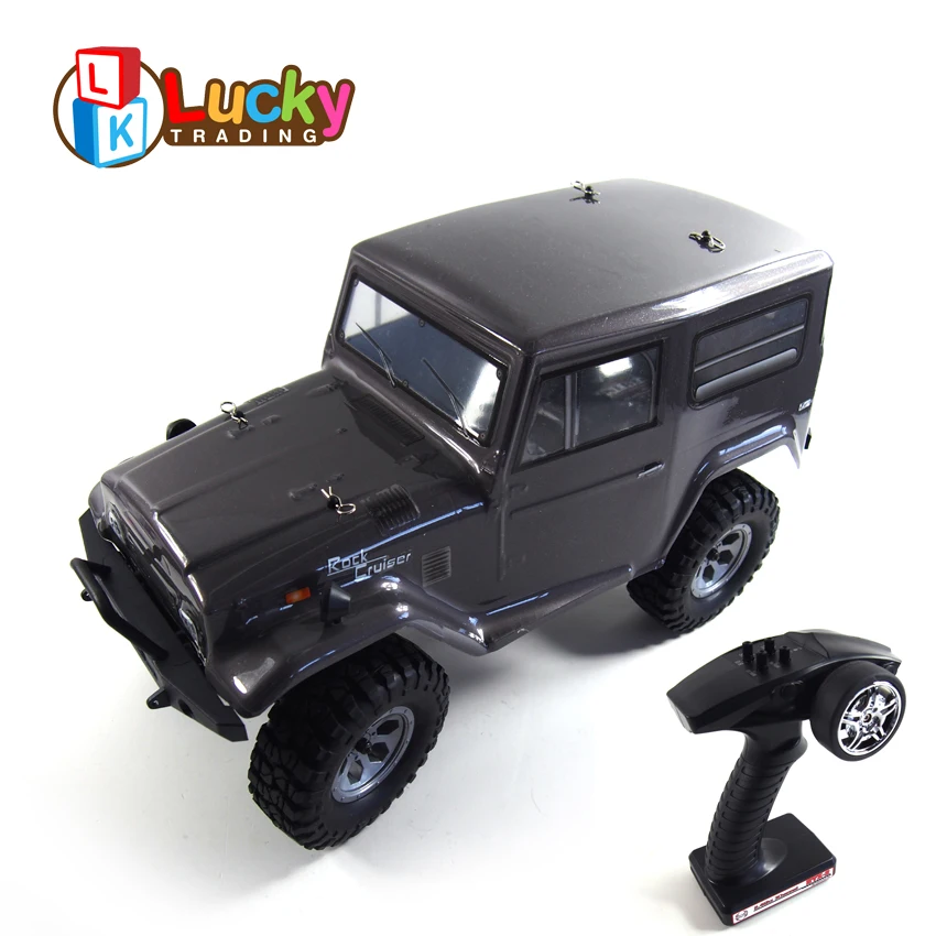 

Profession 1:10 2.4ghz Transmitter Realistic Rock Crawler Waterproof Electric Toy Jeep Cars for Adults Remote Control Car
