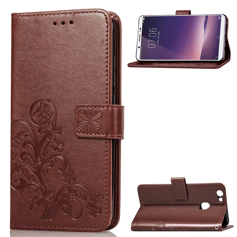 sFor Vivo V7 Plus Case Lucky Leather Flip Wallet Phone