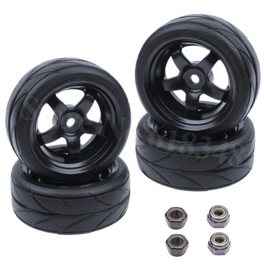 Details about   RC Tires Wheel 26*65mm Hex 12mm For HPI Racing 1/10 On-Road Car Rim41-6097 