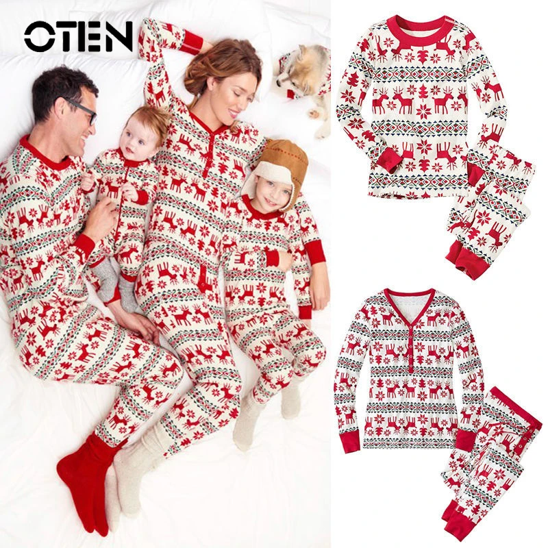 oten christmas 2018 cartoon kids adult pajama sets children sleepwear nightwear family christmas pajamas toddler baby pyjamas - Toddler Christmas Pajamas oten christmas 2018 cartoon kids adult pajama sets children sleepwear nightwear family christmas pajamas toddler baby pyjamas - Toddler Christmas Pajamas