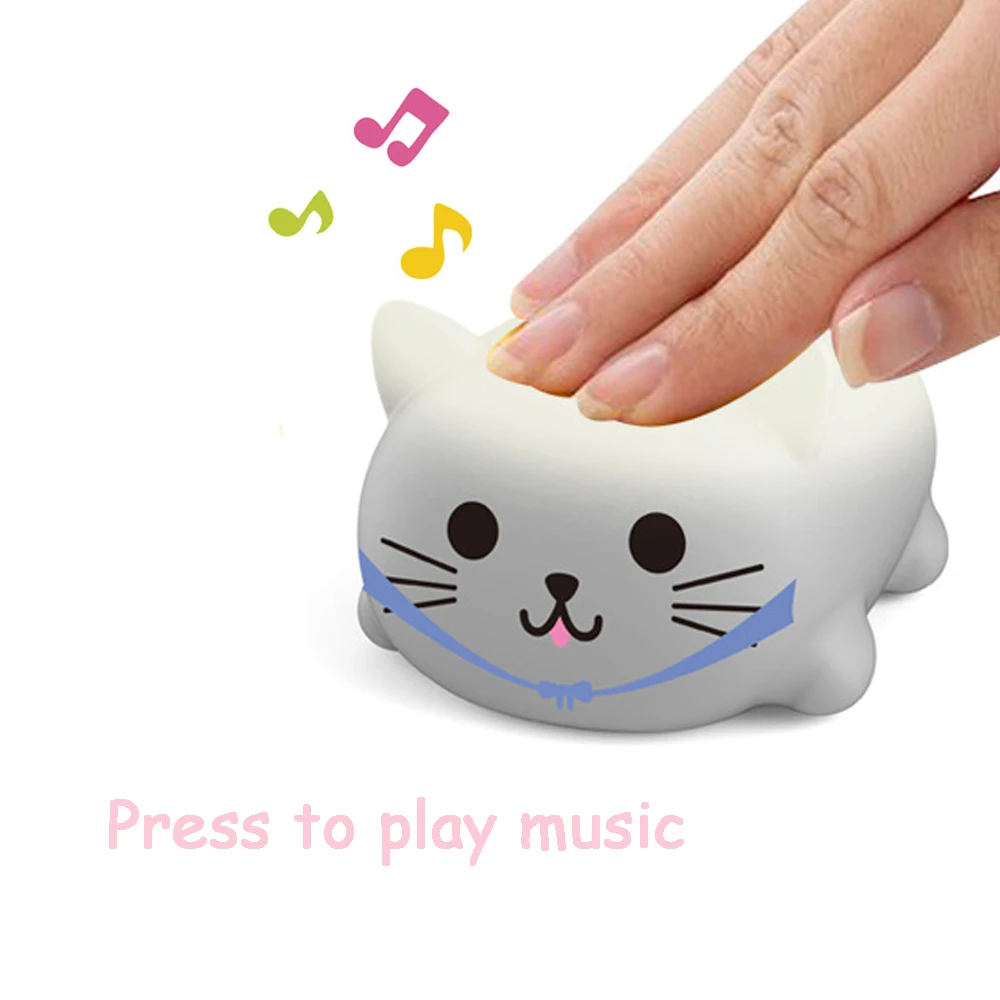 8 шт./компл. Kawaii Сжимаемый Кот/Собака электрический музыкальный инструмент набор